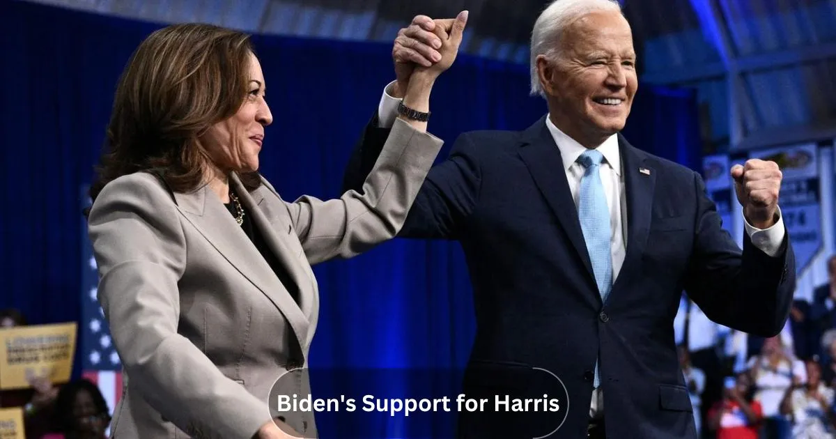 Biden's Support for Harris and His Political Legacy