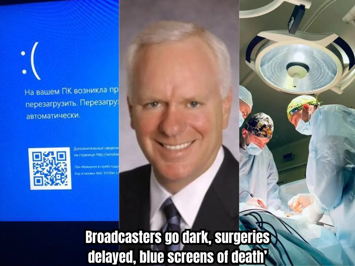 Broadcasters go dark, surgeries delayed, blue screens of death’