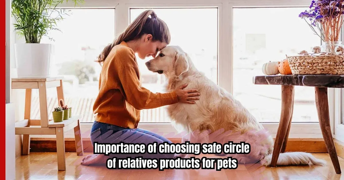 Importance of choosing safe circle of relatives products for pets