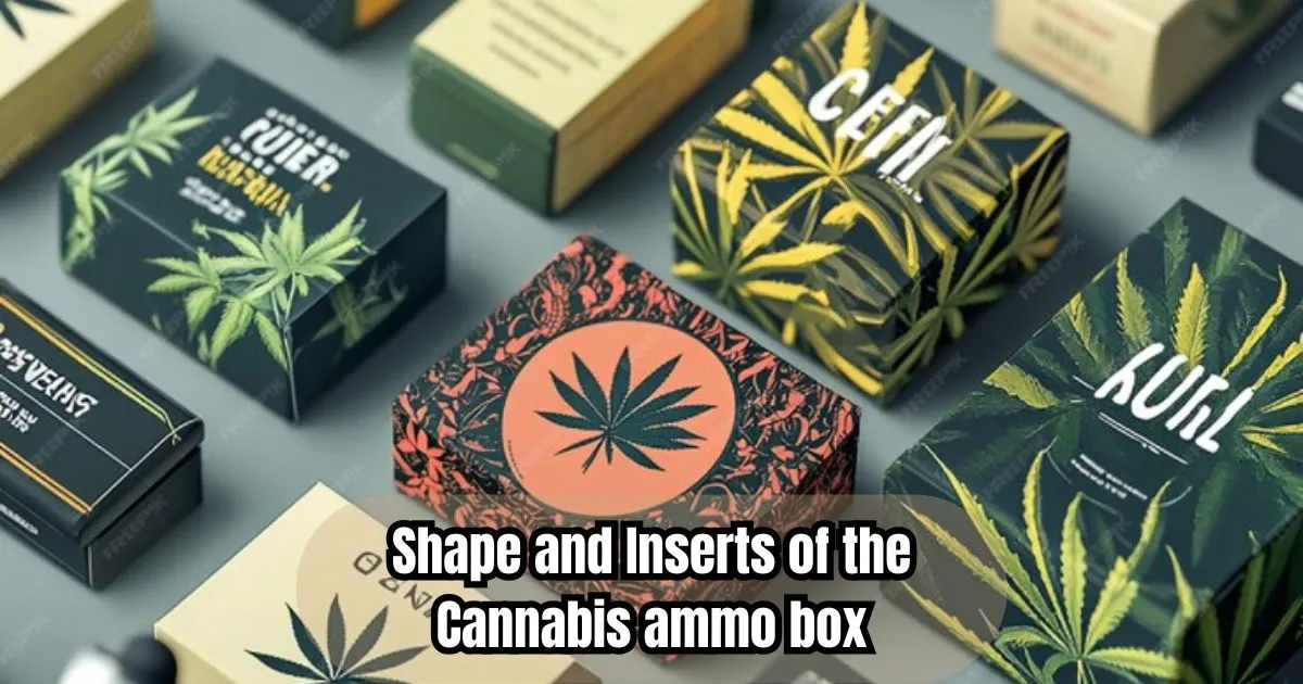 Shape and Inserts of the Cannabis ammo box